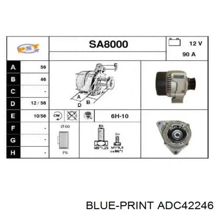 ADC42246 Blue Print filtro de aire