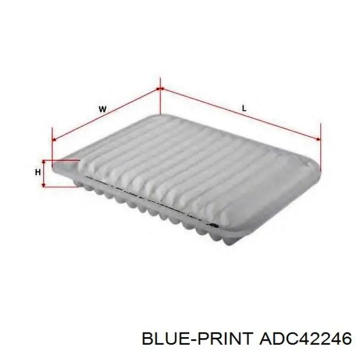 El filtro de aire Blue Print ADC42246 precio, desde 10,57 EUR
