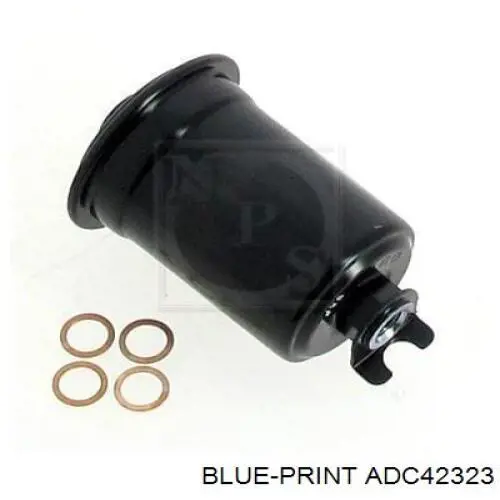Blue Print ADC42323 Filtro Carburante, A Linea, Per Mitsubishi Pajero/Montero/Shogun, Qualità Originale