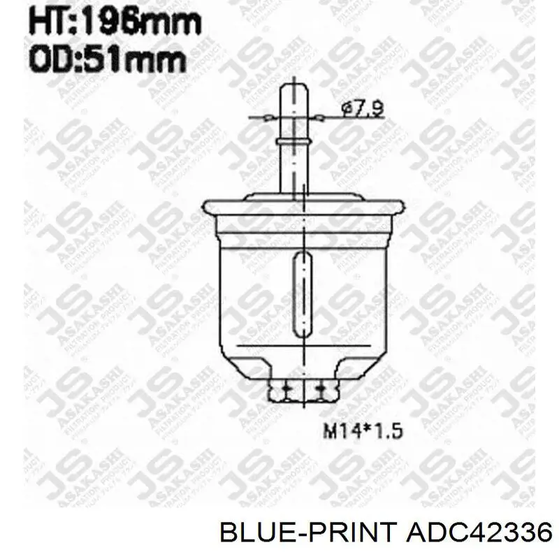 Filtro de gasoil Mahle Original KL749