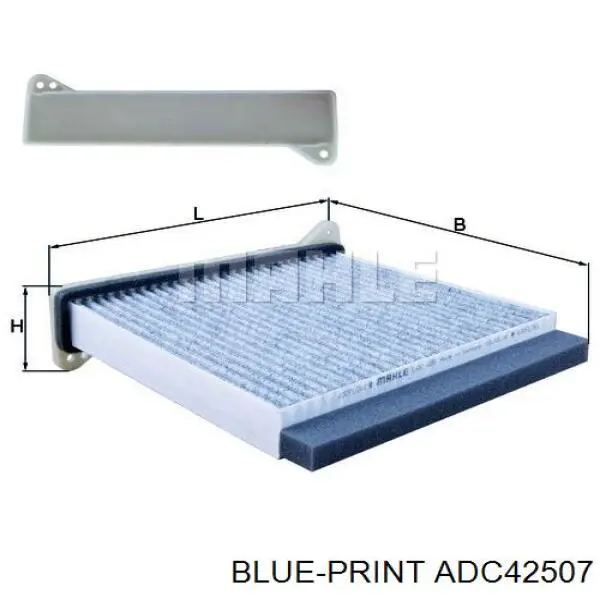 Comprar ADC42507 Blue Print Filtro de aire del habitáculo