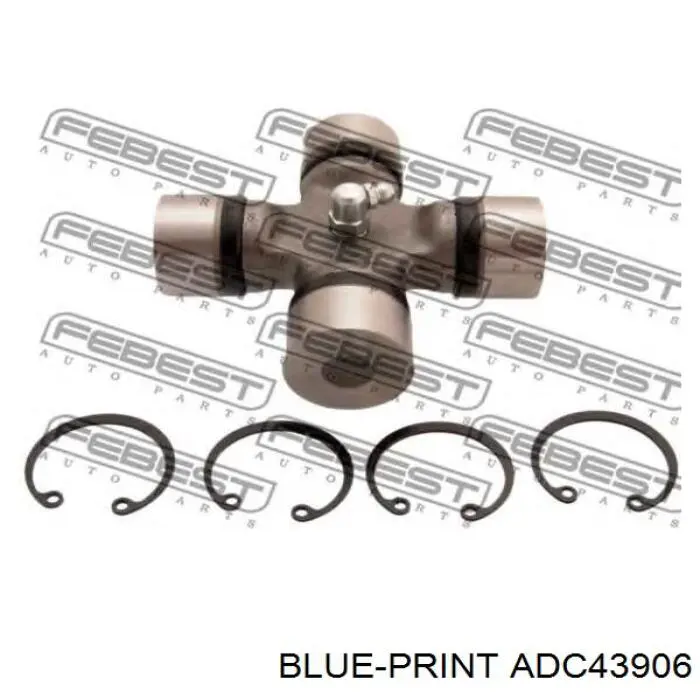 ADC43906 Blue Print cruceta de árbol de cardán trasero