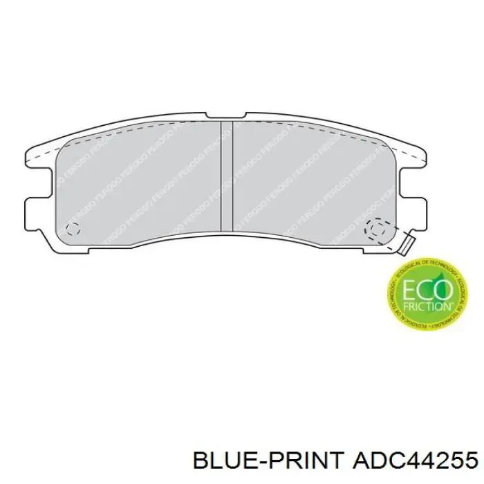 MR389582 Mitsubishi Pastillas freno traseras