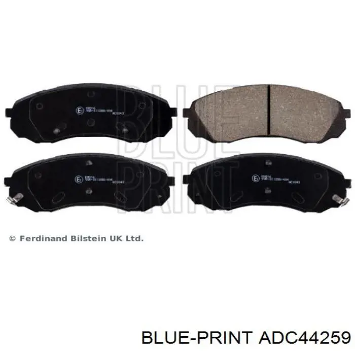 Comprar ADC44259 Blue Print Pastillas de freno traseras