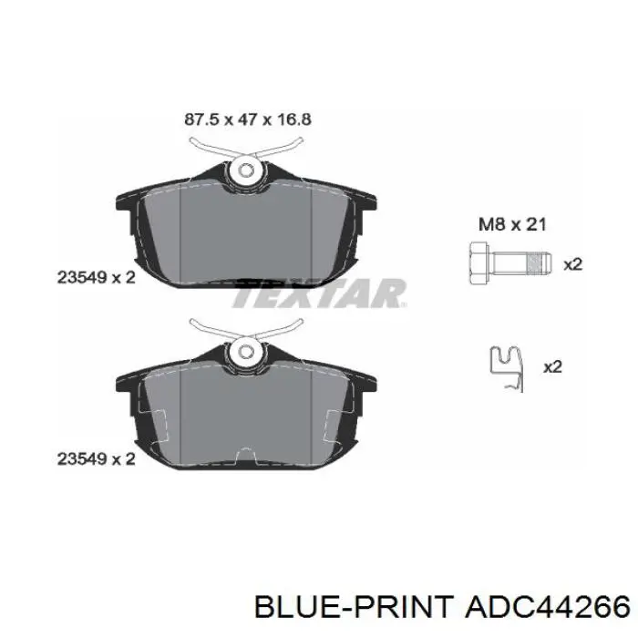 Comprar 3345678 Mitsubishi Pastillas de freno traseras