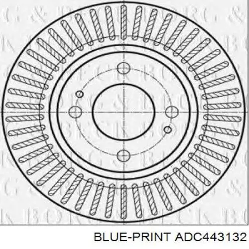 CD8467V Bremsi freno de disco delantero