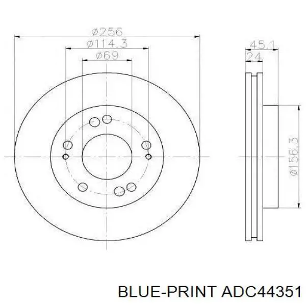 MB618799 Mitsubishi Discos