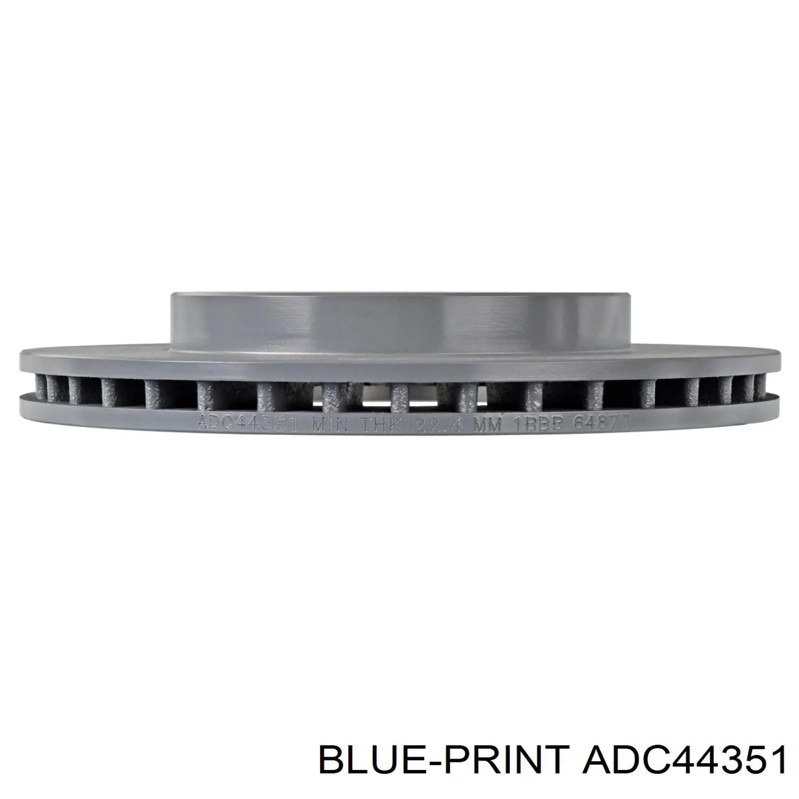 Disco de freno delantero Mitsubishi MB618799