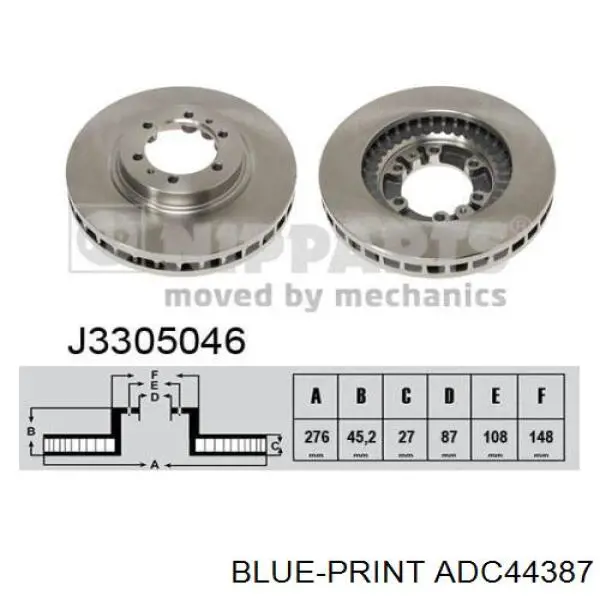 Frenos delanteros Mitsubishi MB928120 precio, desde 48,48 EUR