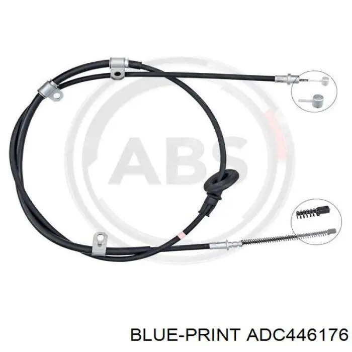 BC553R Japan Parts cable de freno de mano trasero derecho