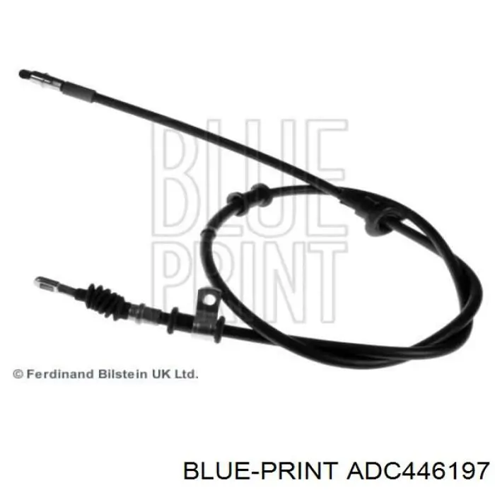 ADC446197 Blue Print cable de freno de mano trasero derecho