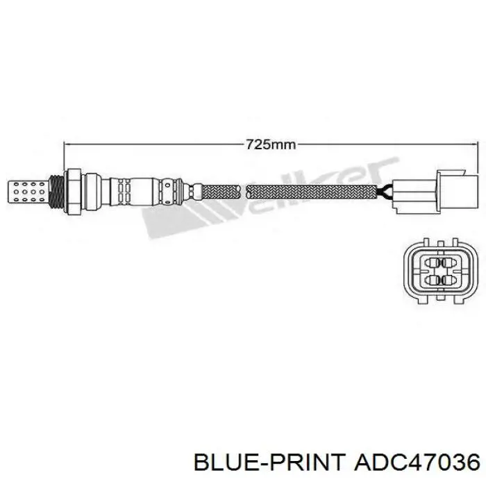 Sonda lambda de oxígeno posterior al catalizador 36532RAAA02 Honda