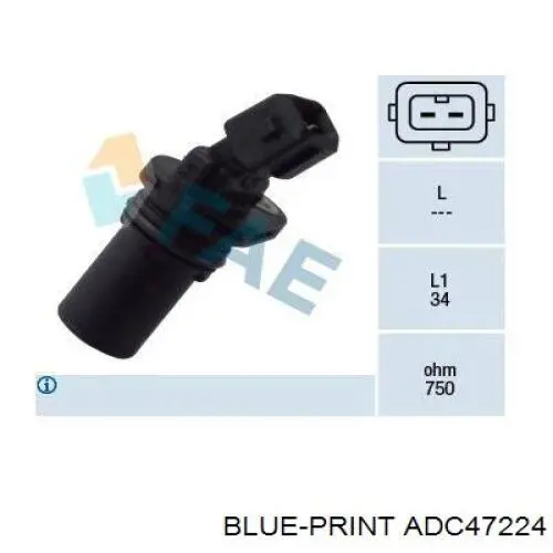 ADC47224 Blue Print sensor de velocidad