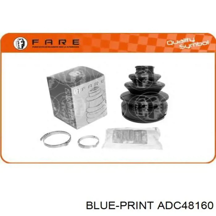 ADC48160 Blue Print fuelle, árbol de transmisión delantero exterior