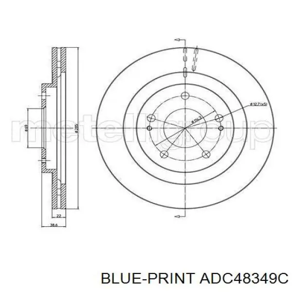 Cojinete del semieje trasero MR410569 Mitsubishi
