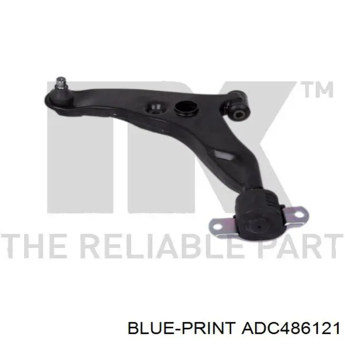 ADC486121 Blue Print barra oscilante, suspensión de ruedas delantera, inferior izquierda