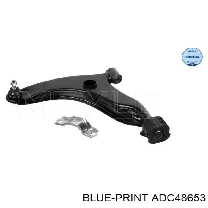 ADC48653 Blue Print barra oscilante, suspensión de ruedas delantera, inferior izquierda