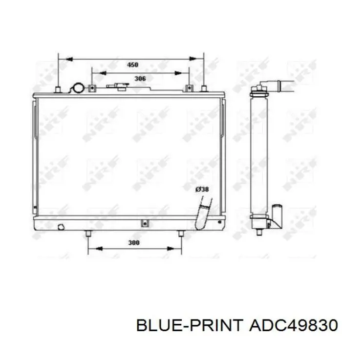 Radiador D75014TT Thermotec