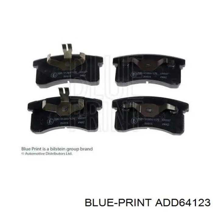 ADD64123 Blue Print zapatas de frenos de tambor traseras