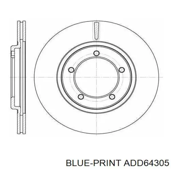 ADD64305 Blue Print freno de disco delantero