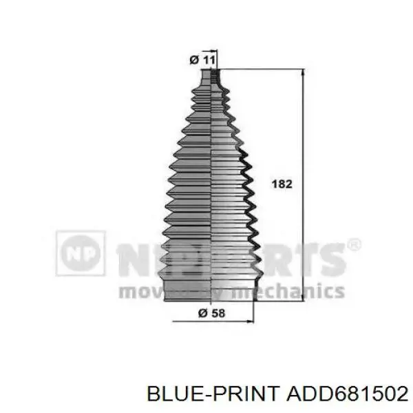 Guardapolvo de dirección GKN-Spidan 84195 precio, desde 16,51 EUR