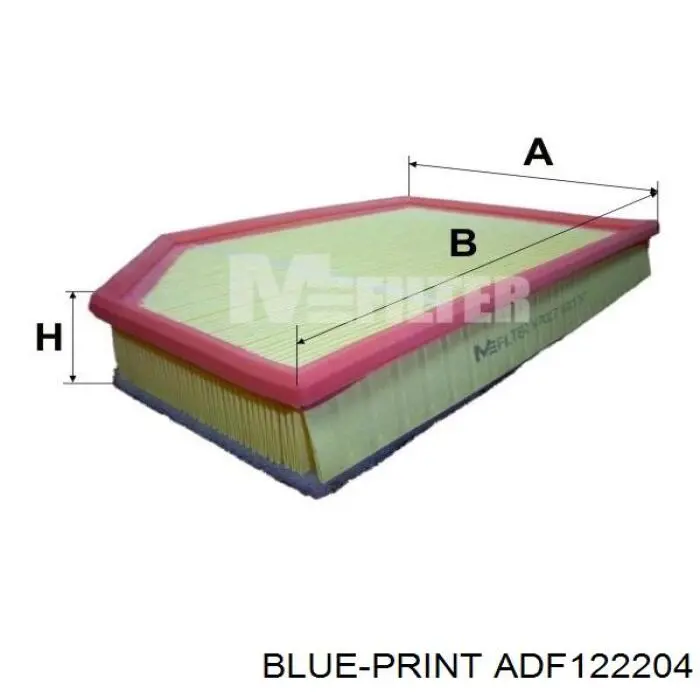Filtro de aire ADF122204 Blue Print