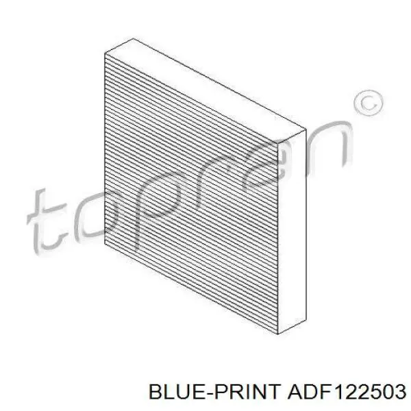 ADF122503 Blue Print filtro habitáculo