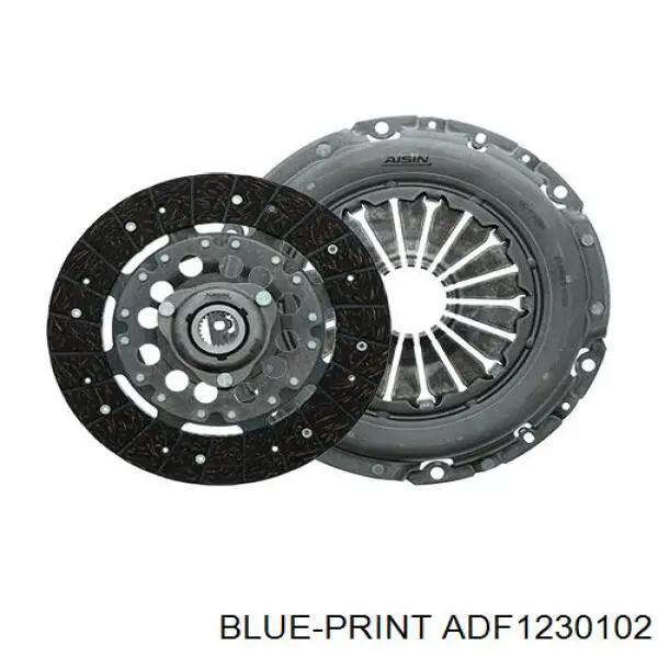 ADF1230102 Blue Print kit de embrague (3 partes)