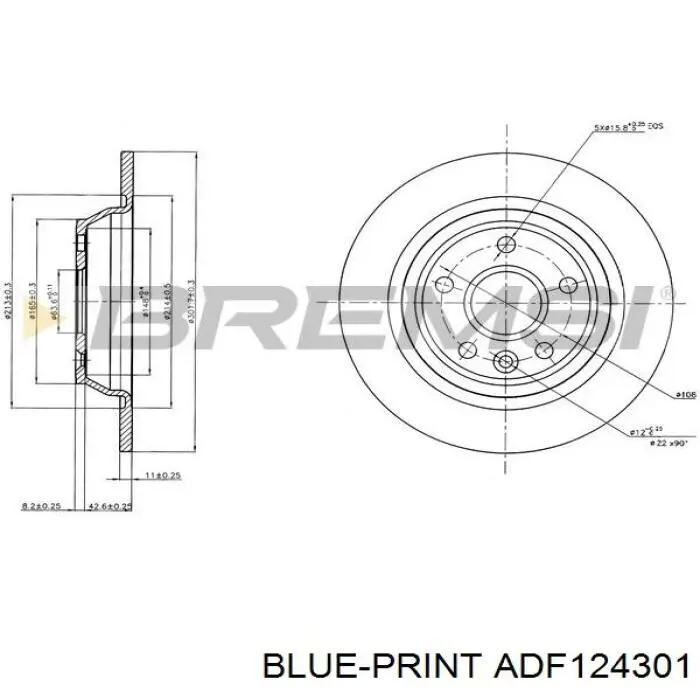Frenos traseros Bremsi CD7616S