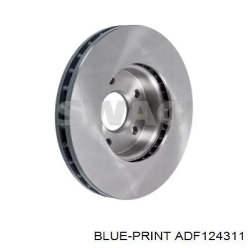 Disco de freno ADF124311 Blue Print