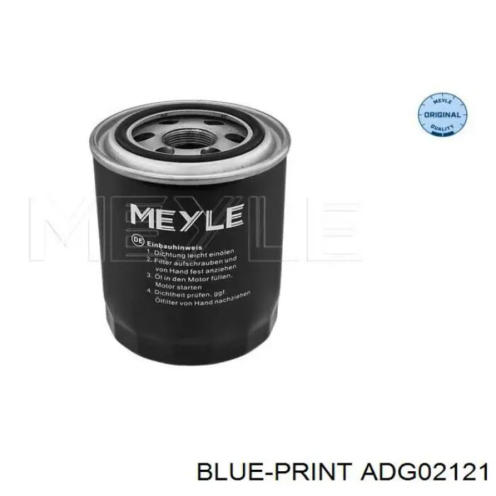ADG02121 Blue Print filtro de aceite