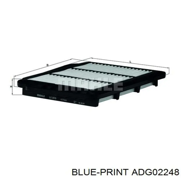 ADG02248 Blue Print filtro de aire