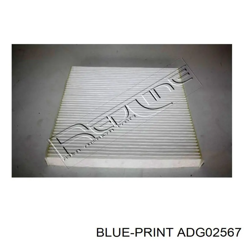 ADG02567 Blue Print filtro habitáculo