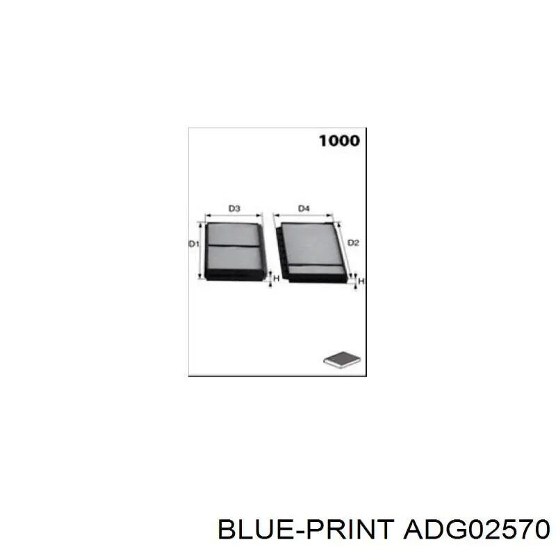 Filtro de habitáculo S971334P000 Hyundai/Kia