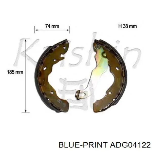 Zapatas de freno traseras Hyundai/Kia 5830528A00