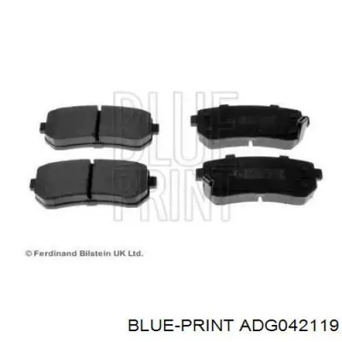 Comprar ADG042119 Blue Print Pastillas de freno traseras