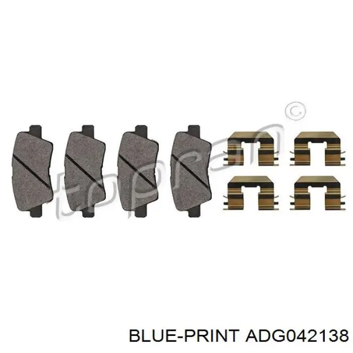 583022HA50 Hyundai/Kia Pastillas freno traseras