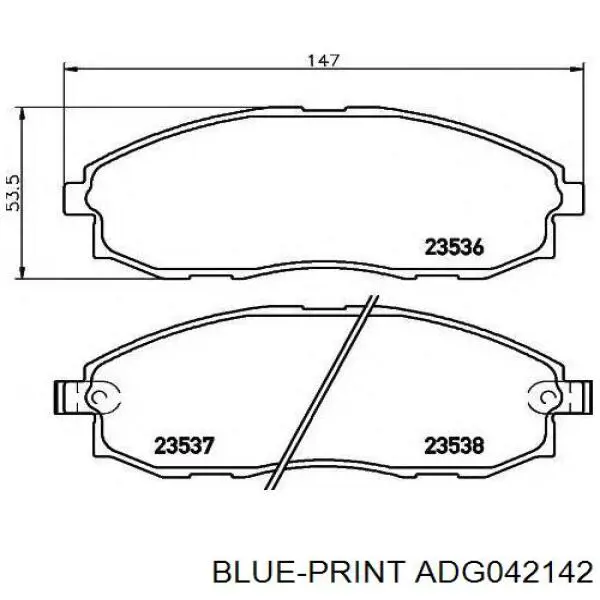Comprar S581014AA81 Hyundai/Kia Pastillas delanteras de freno