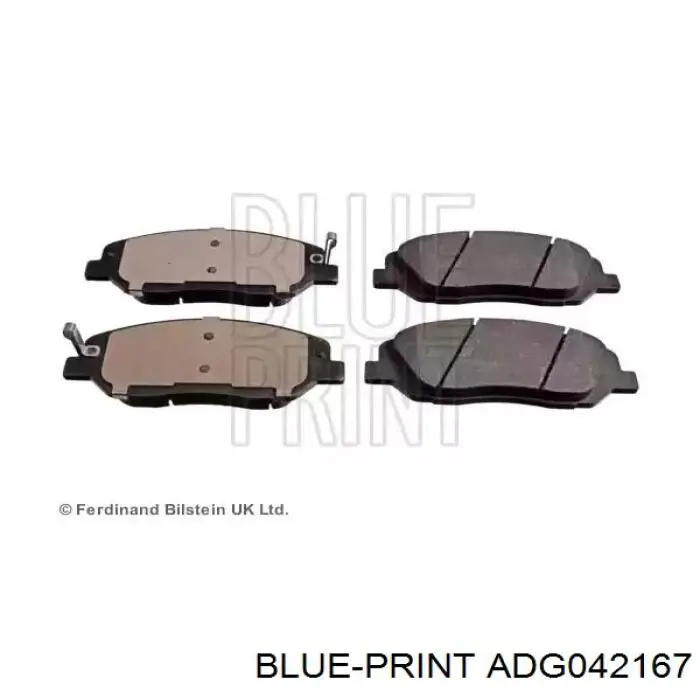 Comprar ADG042167 Blue Print Pastillas delanteras de freno