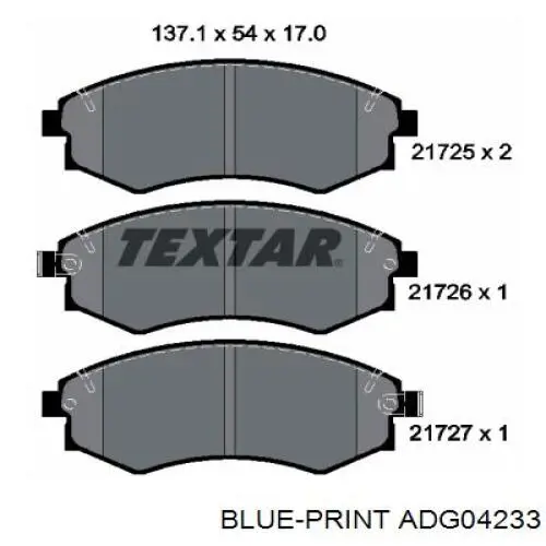 5810139A00 Hyundai/Kia pastillas de freno delanteras