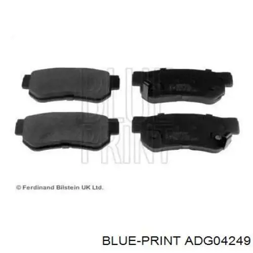 Pastillas traseras Blue Print ADG04249