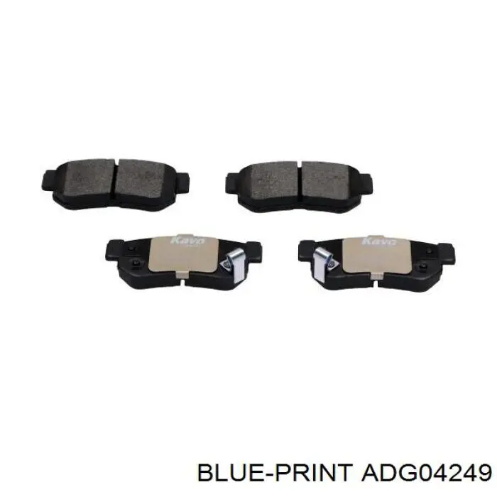 Comprar ADG04249 Blue Print Pastillas de freno traseras
