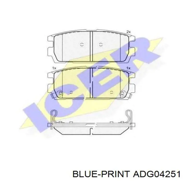 Pastillas de freno traseras 58302H1A10 Hyundai/Kia