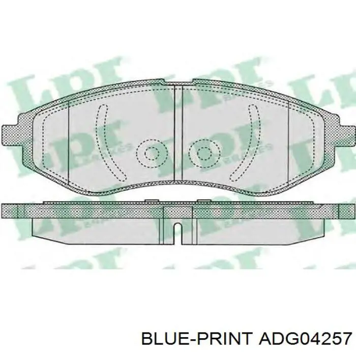 DBS3261 Hexen Pastillas delanteras
