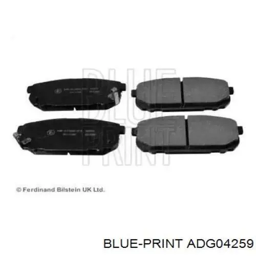 Pastillas de freno traseras 583023ED02 Hyundai/Kia