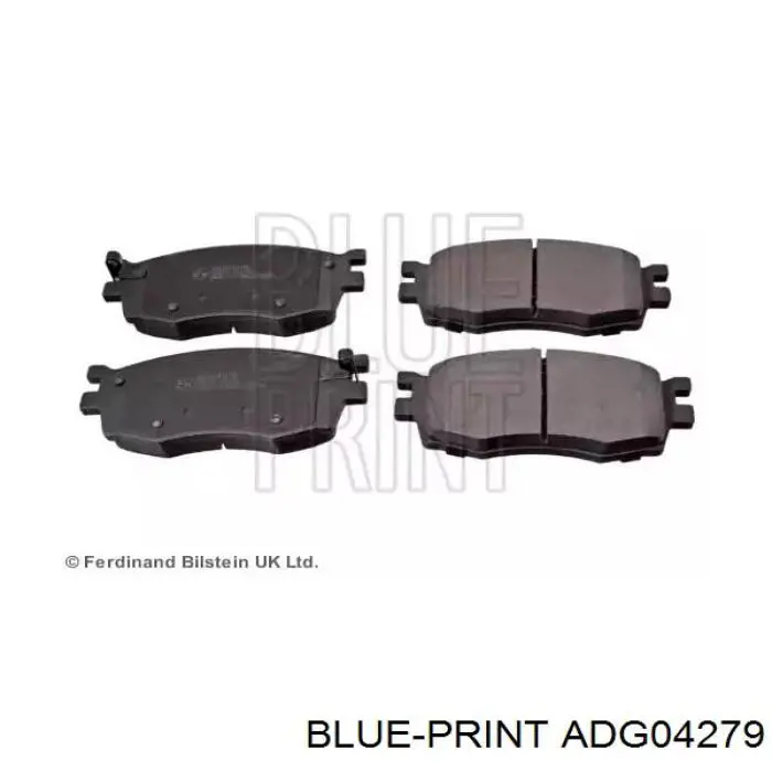 Comprar ADG04279 Blue Print Pastillas delanteras de freno