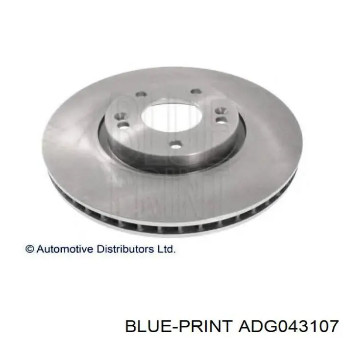 ADG043107 Blue Print disco de freno delantero