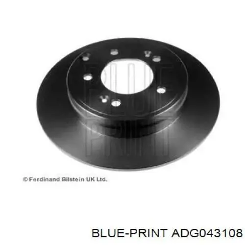 ADG043108 Blue Print disco de freno trasero