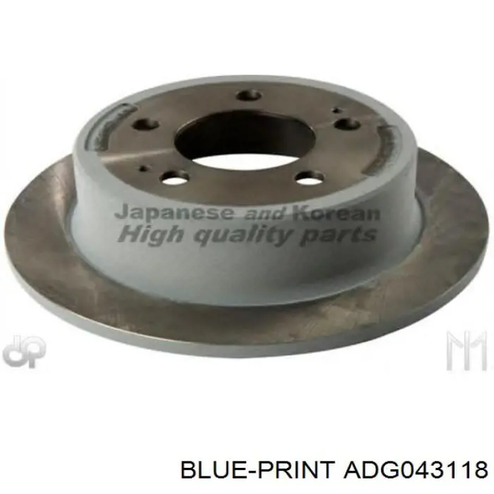 Disco de freno trasero 08D56811 Brembo