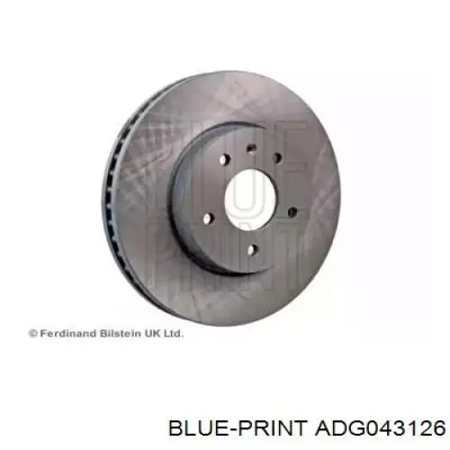 ADG043126 Blue Print disco de freno delantero